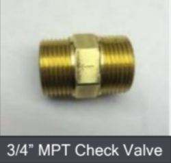 3/4” MPT Check Valve