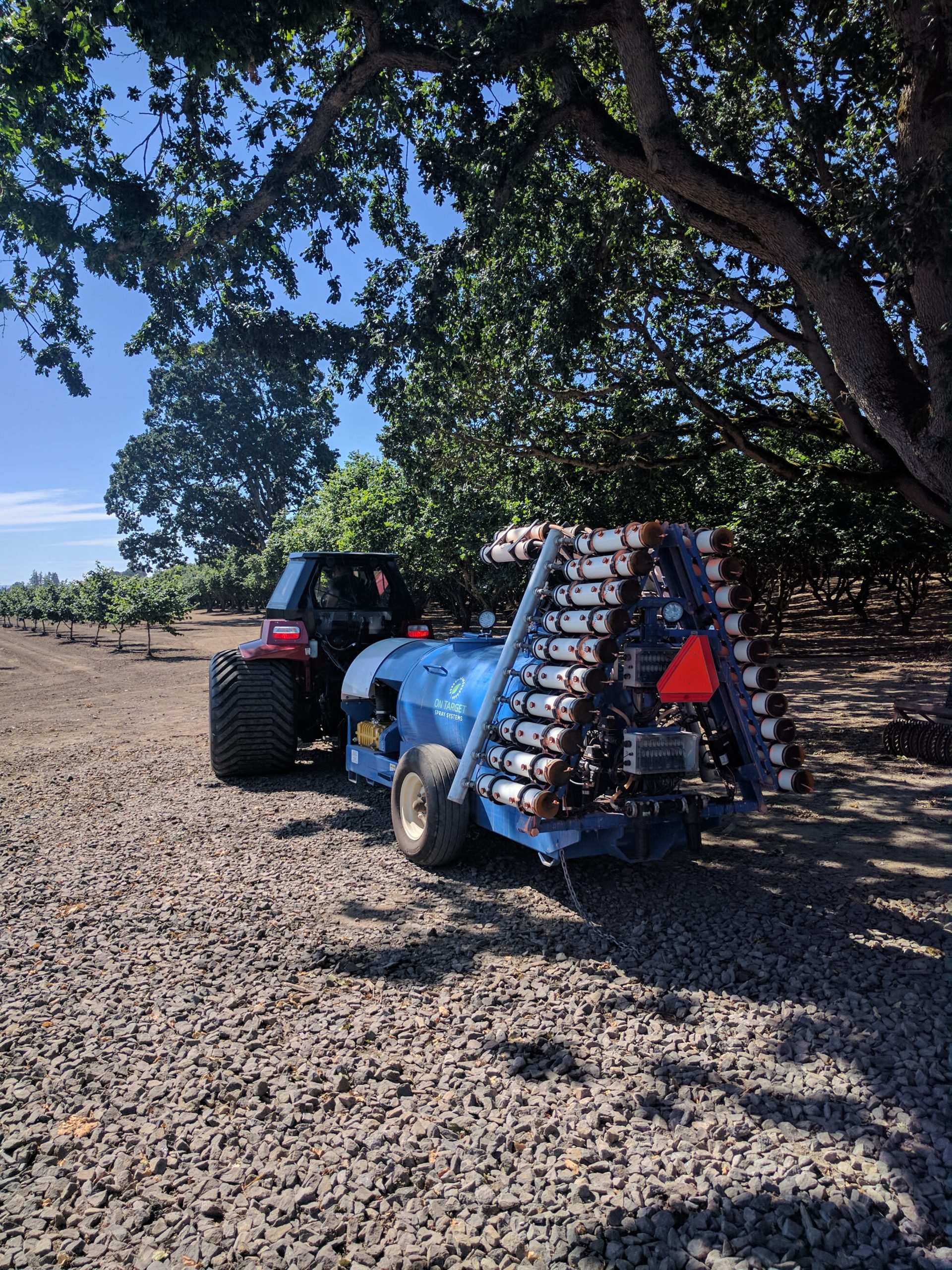 400 gallon fixed sprayer for almonds and pistachios